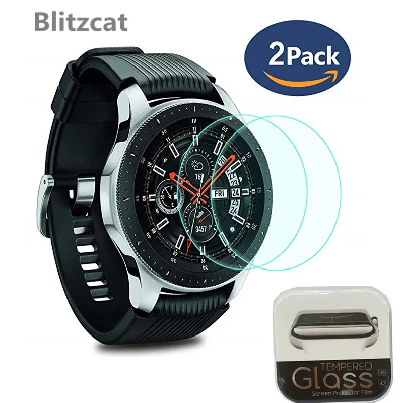 

3pcs Full Cover Tempered Glass Screen Protector Film For Samsung Galaxy Watch 46mm 42mm High Quality 2.5D Screen Protective Film