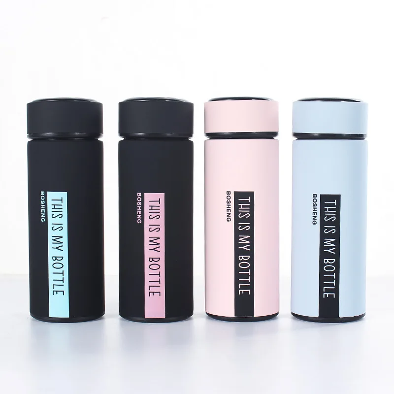 

2018 New Bpa-free double layer 304 Stainless steel student office car family thermos cup portable tea infuser Vacuum Flask