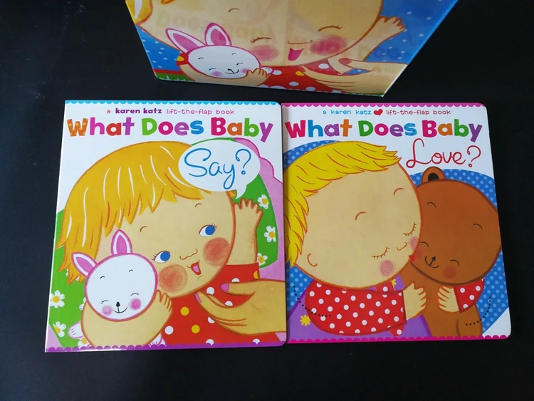 8 Books/set Body Part Learn English Word By Karen Katz Children Card Book Baby English Coloring Boa