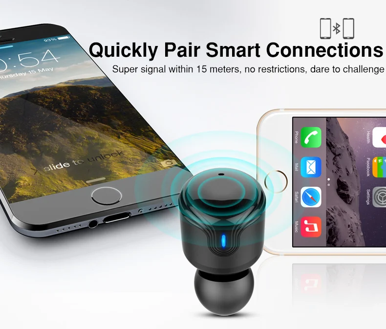 Portable Mini Bluetooth Earphones Headset V4.2 Wireless Earphone TWS Earbuds 700Mah Charging Box Case Bass Stereo Sound with Mic (11)