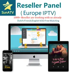 SUNATV Reseller панель Netherland IPTV, французский IPTV Арабская, английская Поддержка Android m3u enigma2 7000 live + VOD