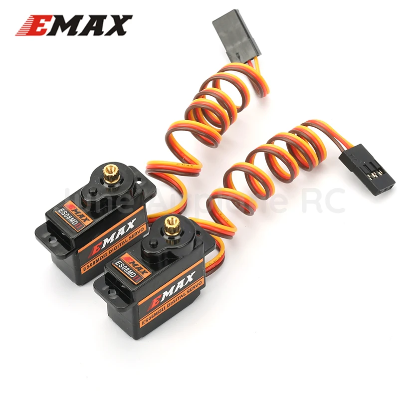 EMAX ES08MD 12g мини металлический цифровой сервопривод для высокоскоростной мини-металлический редуктор для гоночного дрона skywalker X8 самолет