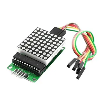 

2019 10PCS Dot matrix display module MAX7219 single-chip control module DIY kit