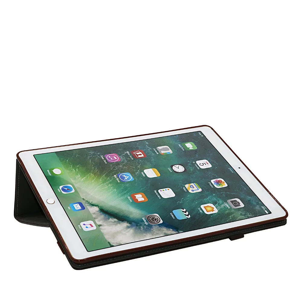 Чехол подставка из натуральной кожи для Apple iPad Pro 12 9 2017 2015|Чехлы планшетов и