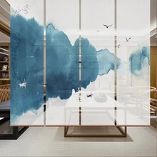 Горячая навесные комнатные настенные пейзажи разделитель регулируемая высота