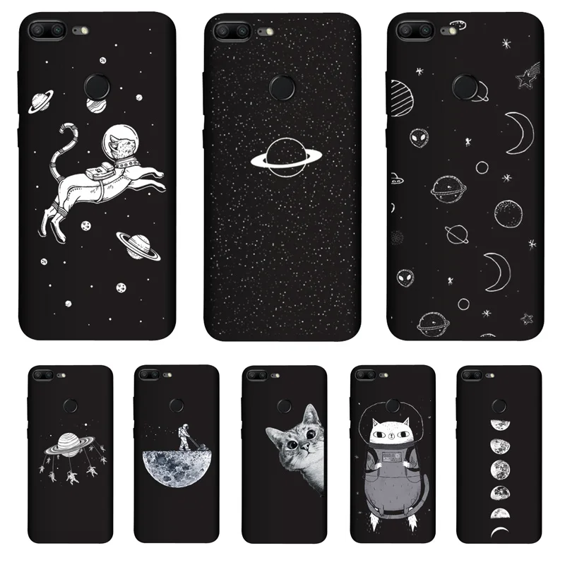 

PENSEN Soft TPU 5.65" For Honor 9 Lite Case Cover Matte Painting Case Phone Cases Cat Coque
