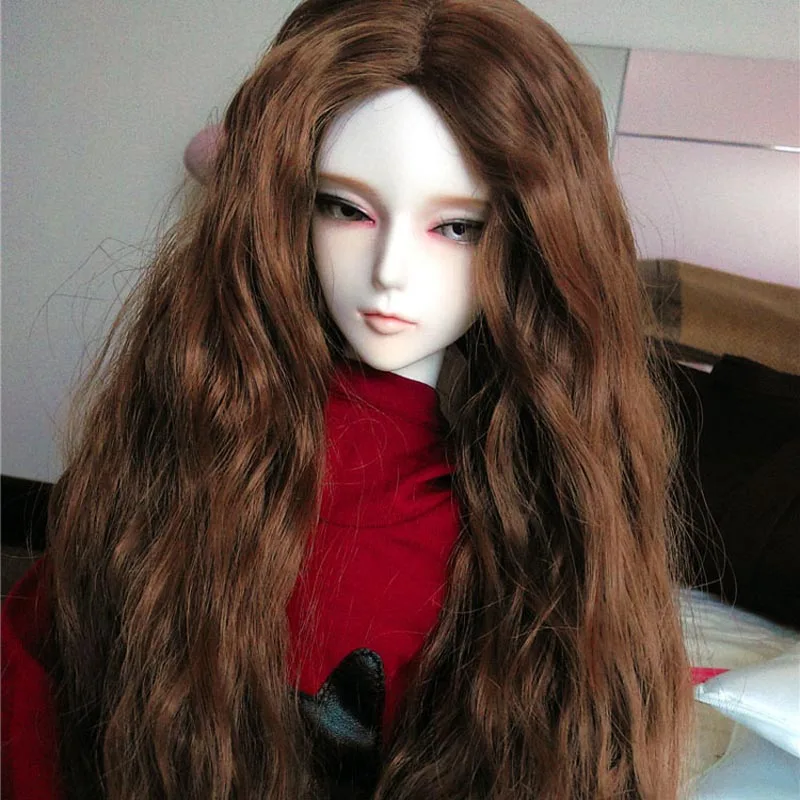 Новое поступление 1/3 1/4 1/6 Bjd SD кукла парик проволока мода длинные большие Волнистые высокая температура BJD супер волосы куклы