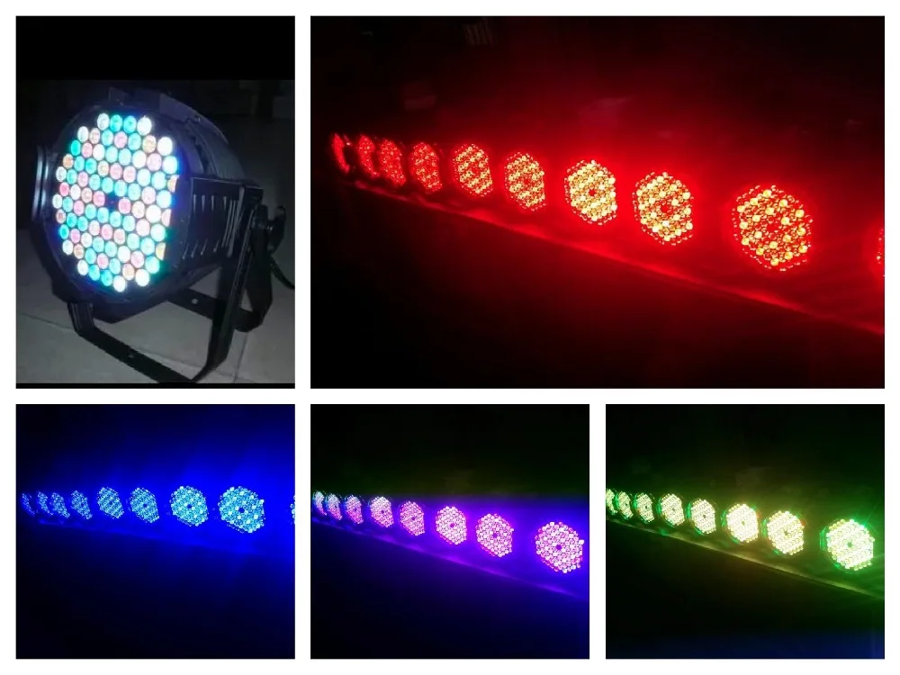 4 шт./лот + фонарь светодиодный прожектор 84x3 Вт RGBW par64 rgb сценическое освещение