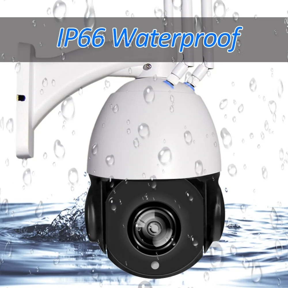  YSA 1080P HD PTZ IP Camera 4G 3G SIM SD Card Dome Wifi Security Camera Outdoor 22X Optical Zoom Nig