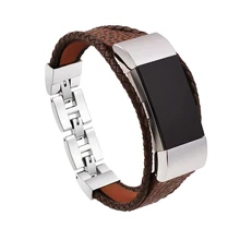 Замена для Sport Charge 2 полосы кожаный браслет ремешок спортивный ремешок для FitBit Charge 2