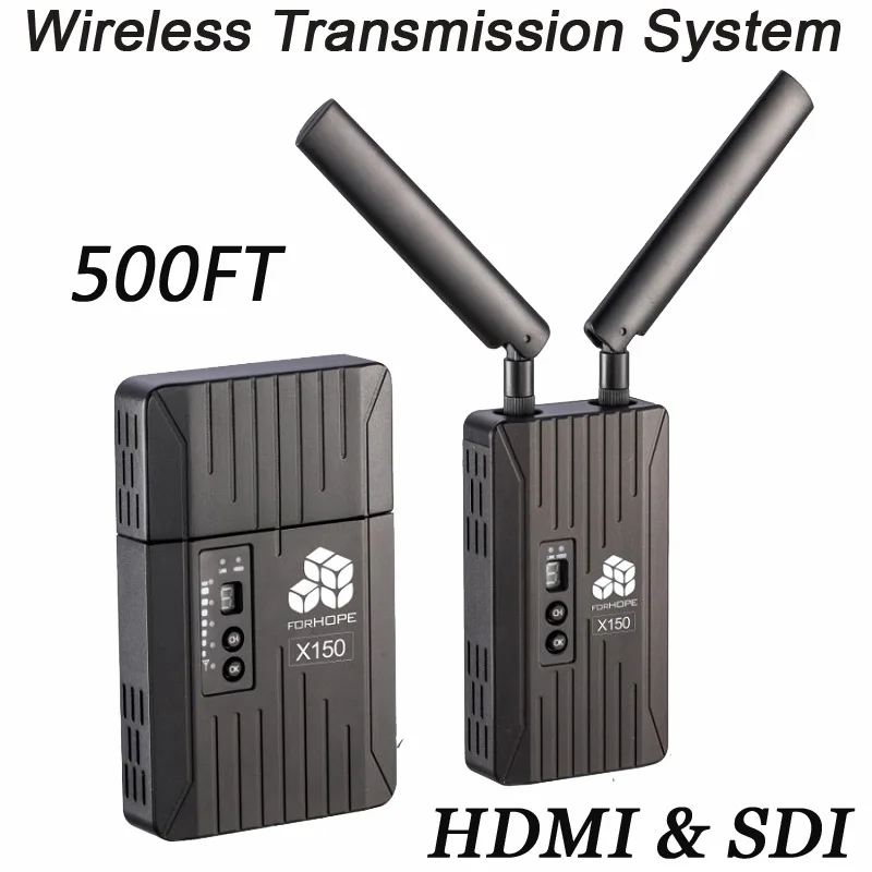 

forHOPE Wireless Transmission System 500FT Professional Broadcast Cameara SDI HDMI Video Transmitter & Receiver System