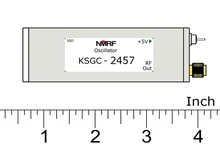 KSGC-2457.6 2.4G active crystal oscillator, 2457.6MHz high precision fixed frequency signal source, signal generator