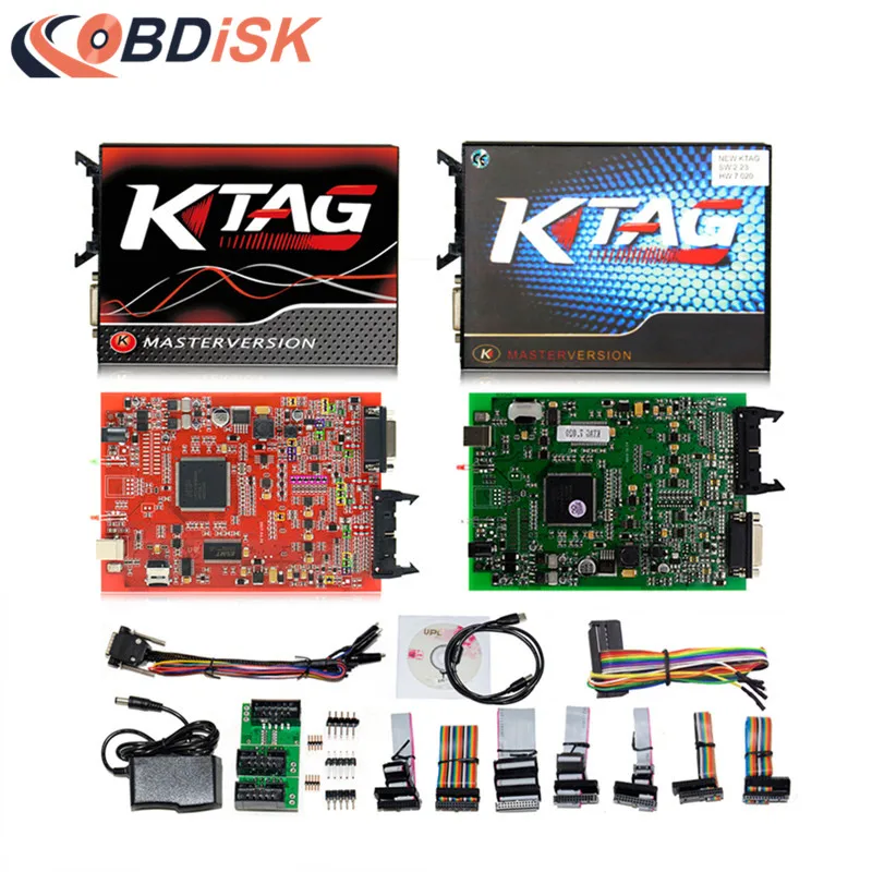 2017 новейший V2.23 KTAG ECU Инструмент программирования прошивка V7.020 KTAG мастер версия с неограниченный маркер