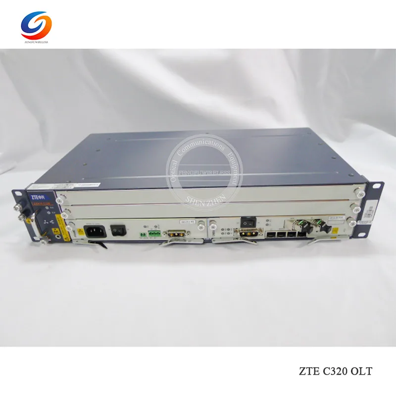 Лучшая цена zte OLT 2U 1" дюймов ZXA10 C320 EPON/GPON OLT SMXA/3 карты, 10 г uplink плата управления, источник питания постоянного тока