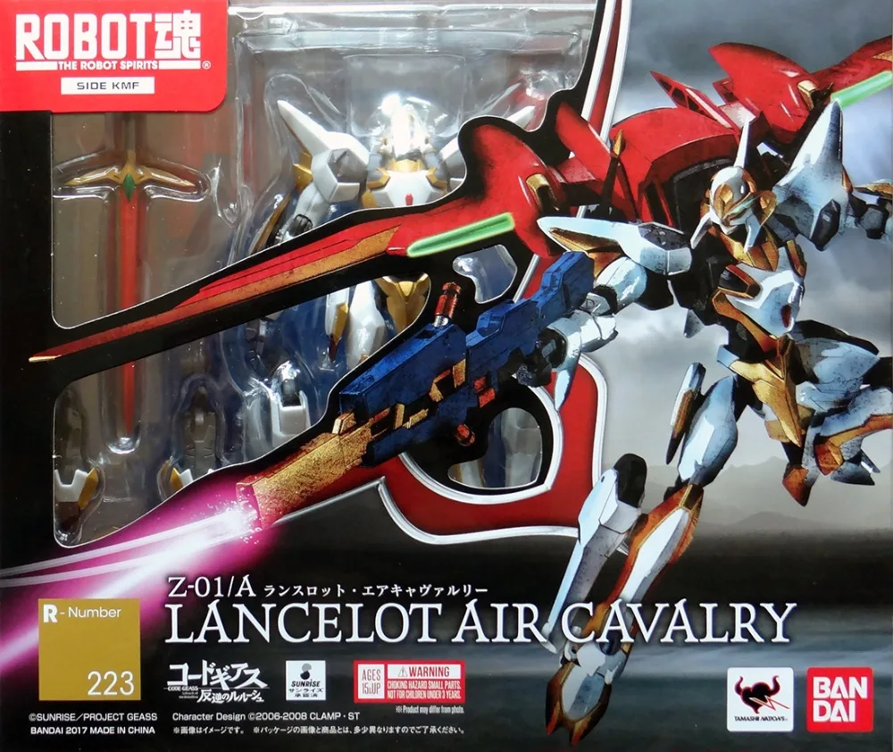Экшн Фигурка Code Geass: Lelouch of the мятеж оригинальный робот дух BANDAI Tamashii нации 223