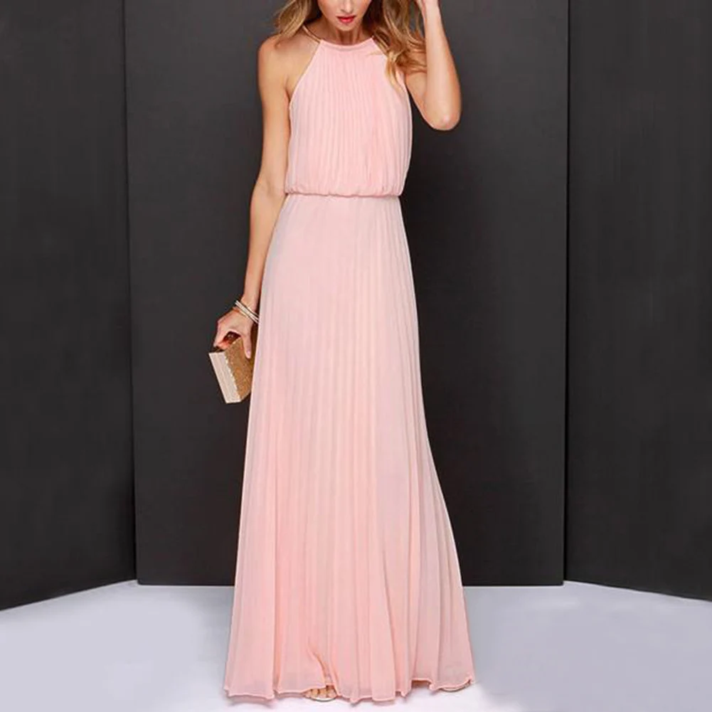 2017 New Casual Summer Sexy Maxi Women Evening