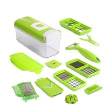 12 In 1 Multi-Purpose Fruit Vegetable Tools Slicer Cutter Peeler Dincer Kitchen Accessories Cooking Tools