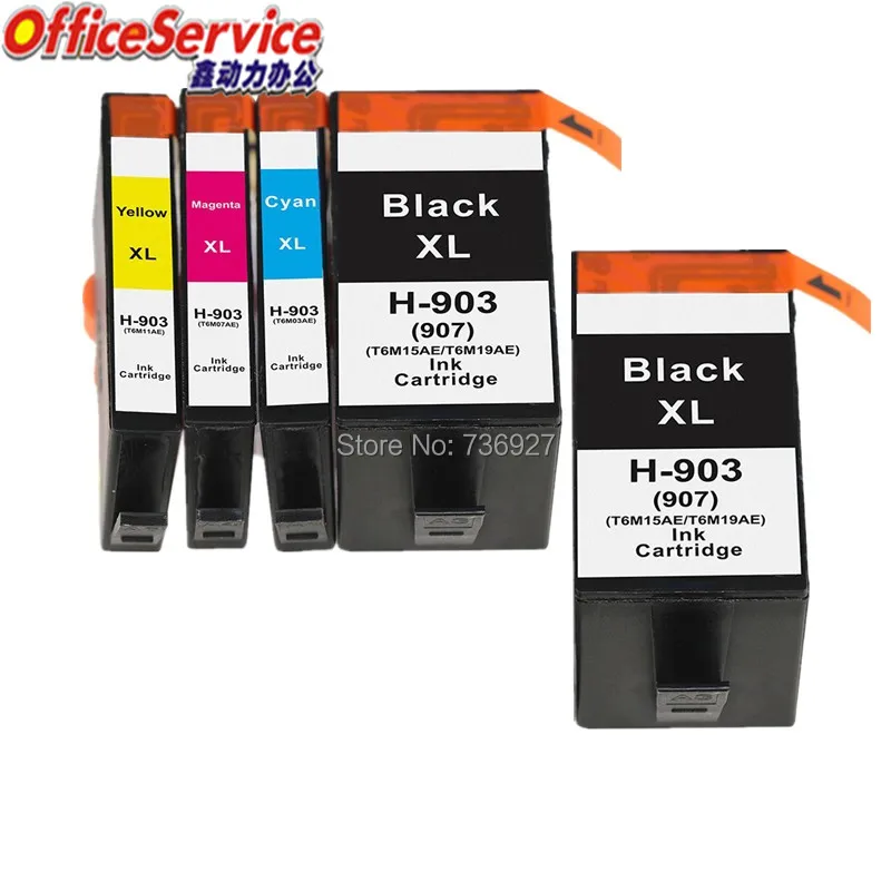 5X compatible Ink Cartridge For HP 903 HP903XL HP907 for Officejet Pro 6964 6965 6966 6968 6970 6971 6974 printer in Europe | Компьютеры и