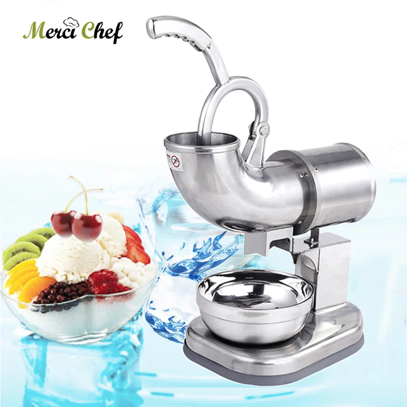 

Commercial Ice Crusher Smoothie Machine Ice Flake Machine Stainless Steel Ice Machine Fruit Slushy Maker For Cocktails Bar