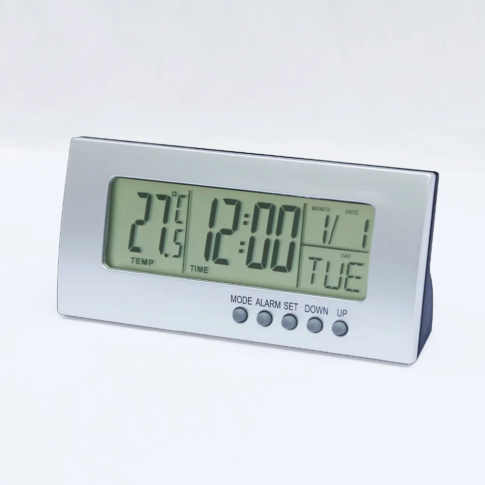 

JIMEI H205 Mini Lcd Digital desk alarm clock Temperature Meter