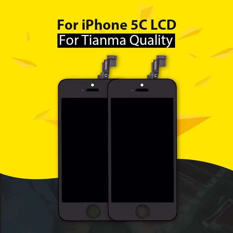 imágenes para 12 UNIDS de Calidad para iPhone 5C LCD tianma Grado AAA + Vidrio de Alta coply táctil imágenes para 12 UNIDS de Calidad para iPhone 5C LCD tianma Grado AAA + Vidrio de Alta coply táctil