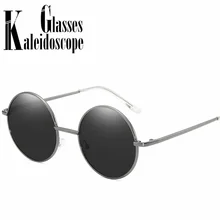 Мужские солнцезащитные очки, поляризационные, круглая, металлическая оправа, Ретро стиль, защита от солнца, Glsses, бренд Desinge, зеркальные, черные очки, мужские очки, защита от солнца, UV400
