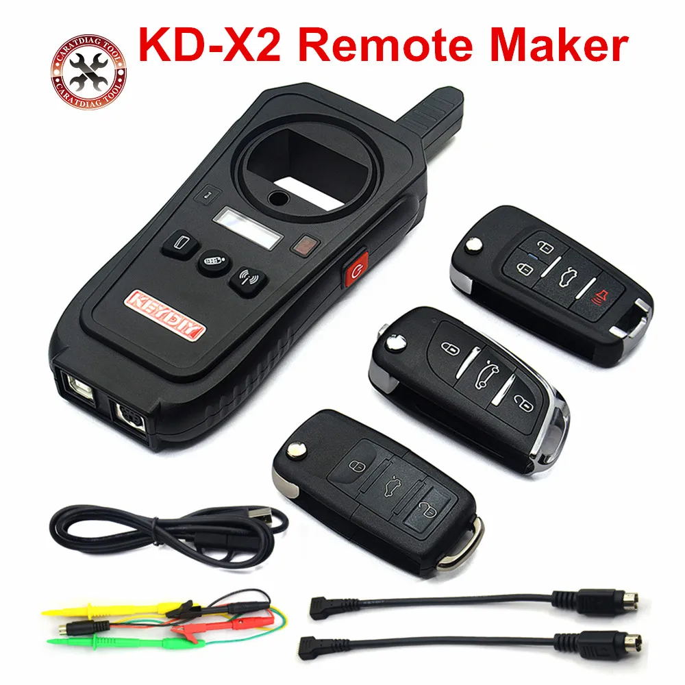 2018 оригинальный KEYDIY KD X2 кнопочный пульт чайник генератор транспондер Копировать