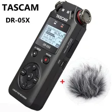 TASCAM DR05X DR-05X Портативный цифровой диктофон Запись интервью MP3 HD шумоподавление запись ручка USB аудио интерфейс