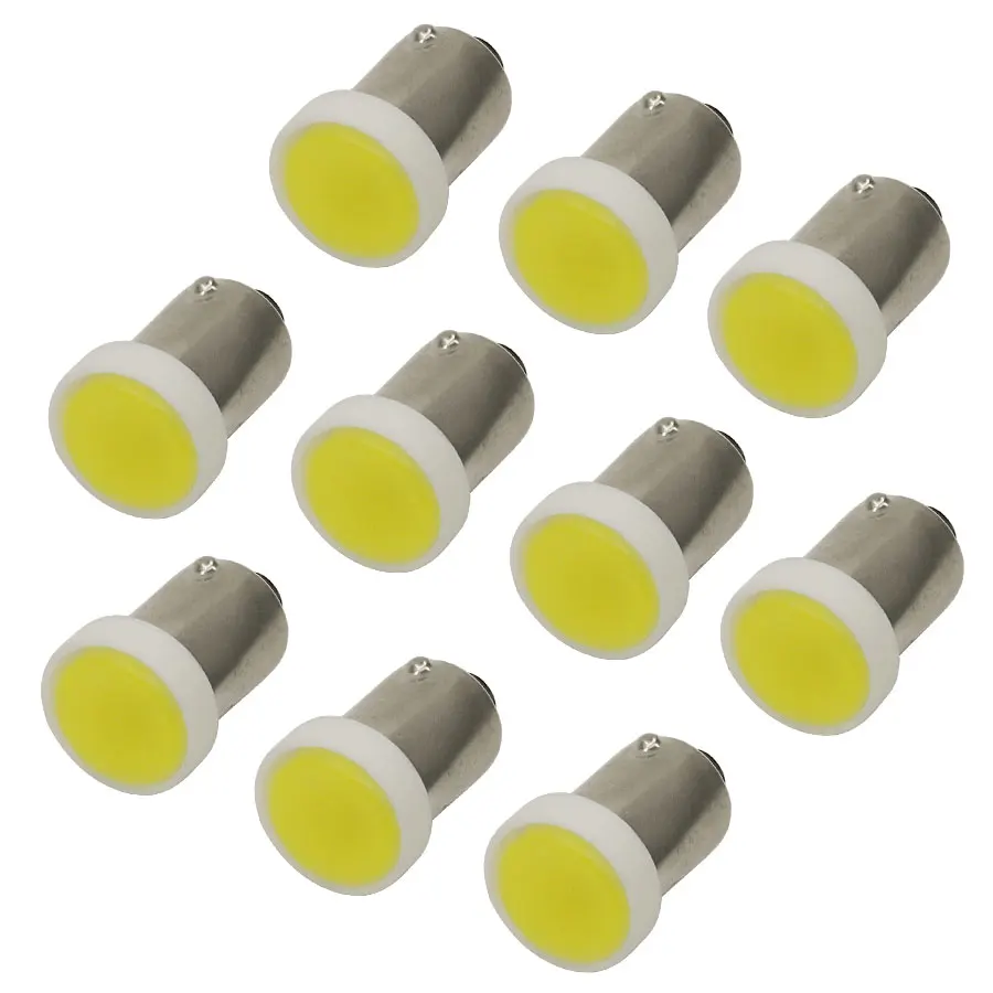 

10PCS T4W BA9S COB Flood T4W 30MA 1 LED Wedge Light Bulb Lamp Interior License Plate Turn Signal Lights White 6500k News