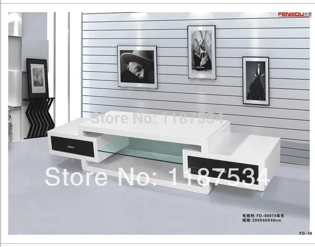 fd8807 living room furniture white high gloss mdf tv stand tv bench