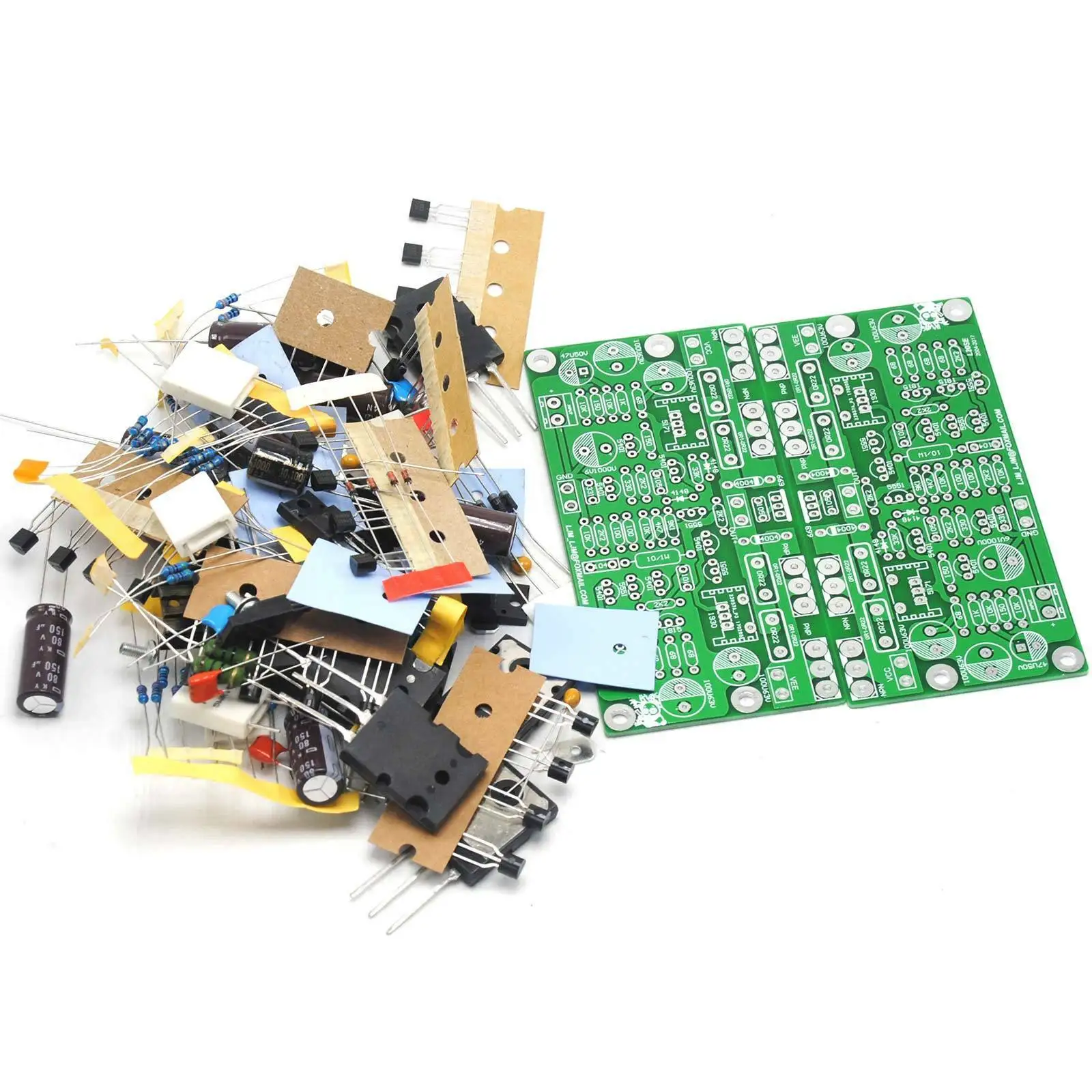 

One Pair DIY kit L20 SE Stereo Audio Power Post-amplifier A1943 C5200 Two channels 350W 4R