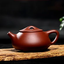 Ручной работы чайный набор кунг-фу китайский Исин Чайный горшок Ручная резьба Zisha чайный горшок Фиолетовый Глиняный Чайник Gife Box