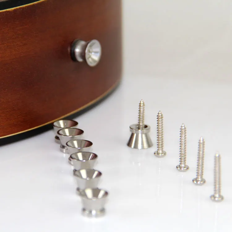 10pieces/lot Electric Acoustic Guitar Bass ukulele Strap Button Screw