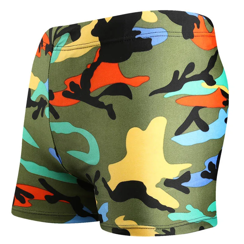 

Summer Boys Beach Shorts Kids Camouflage Pattern Swimming Trunks Cute Children Stretch BeachWear Batung Suit Board Swimwear