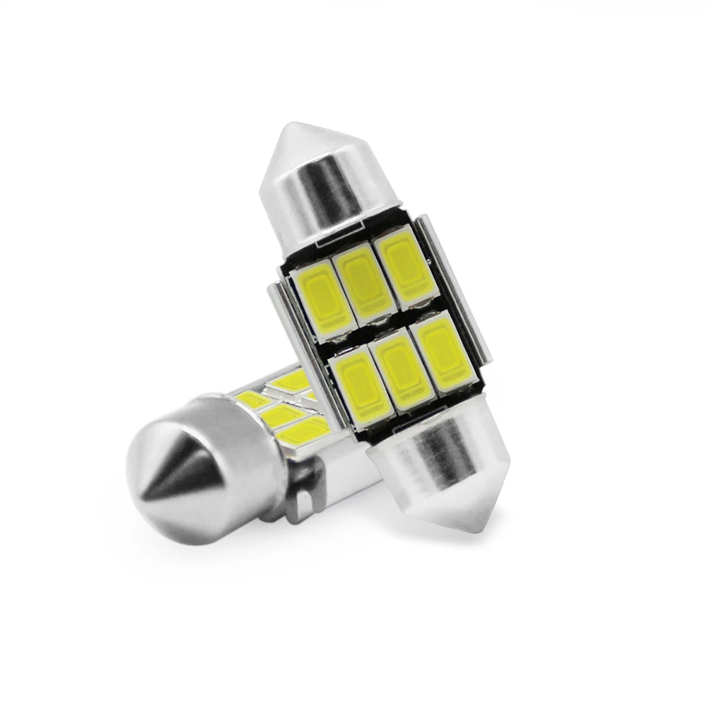 Современный автомобиль C5W 31 мм 5630 Canbus Festoon 6SMD светодиодный внутренний купольный