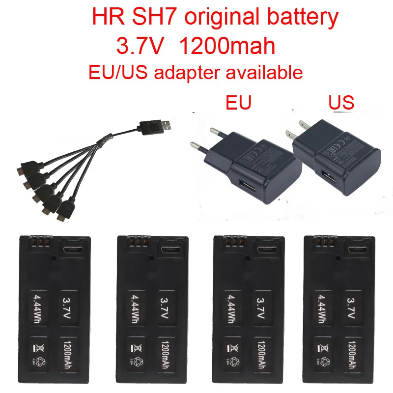 3 7 V 1200 мА/ч оригинальный аккумулятор для HYH7 HR SH7 WI-FI FPV Камера высота Hode Geature селфи