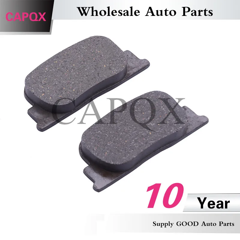 CAPQX задний(дисковый тормоз) комплект колодки 04466-47010 для 2001-1996 CAMRY, 2002-2003 CAMRY ESTATE, 2009-1996 PRIUS хэтчбек