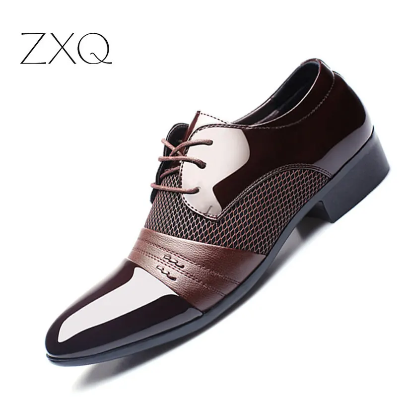 ZXQ Men font b Dress b font Shoes font b Plus b font font b Size