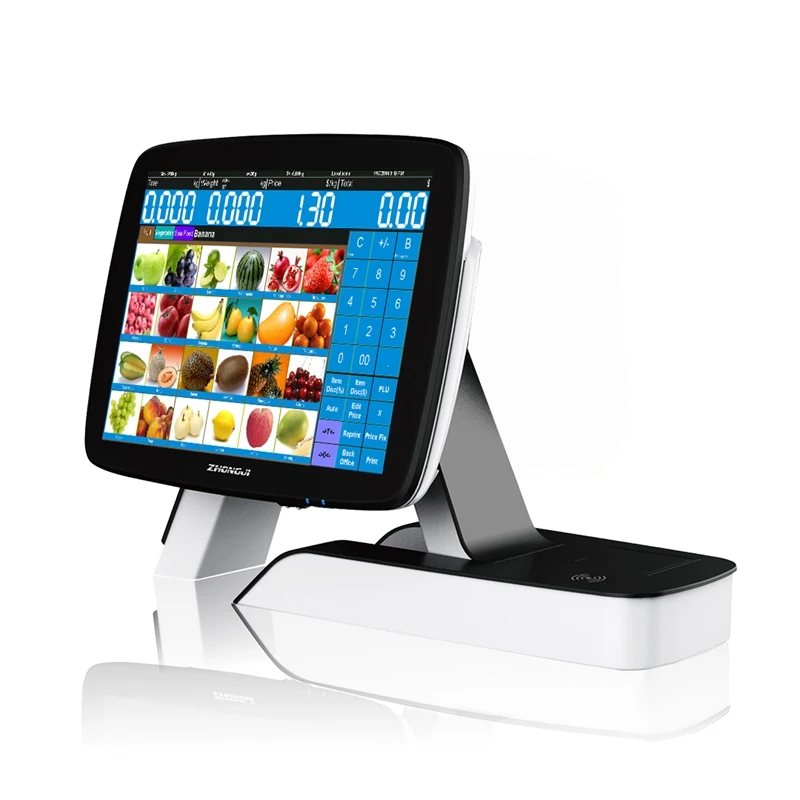 Meetsun ZJ A7CP все в одном 15 ''Сенсорный экран монитора Pos Системы кассовый &amp VFD/LED8N POS