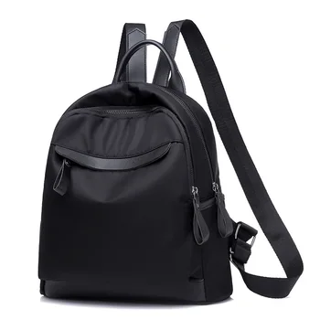 

2019 New Shoulder Bag Women's Bag Adjustable Shoulder Strap Solid Oxford Cloth Korean Leisure College Backpack Unisex