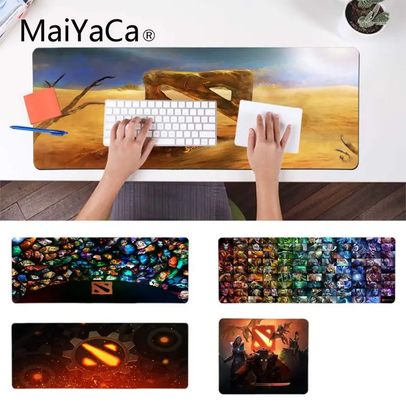  MaiYaCa Beautiful Anime DOTA 2 Game Anti-Slip Durable Silicone Computermats Rubber Mouse Durable De