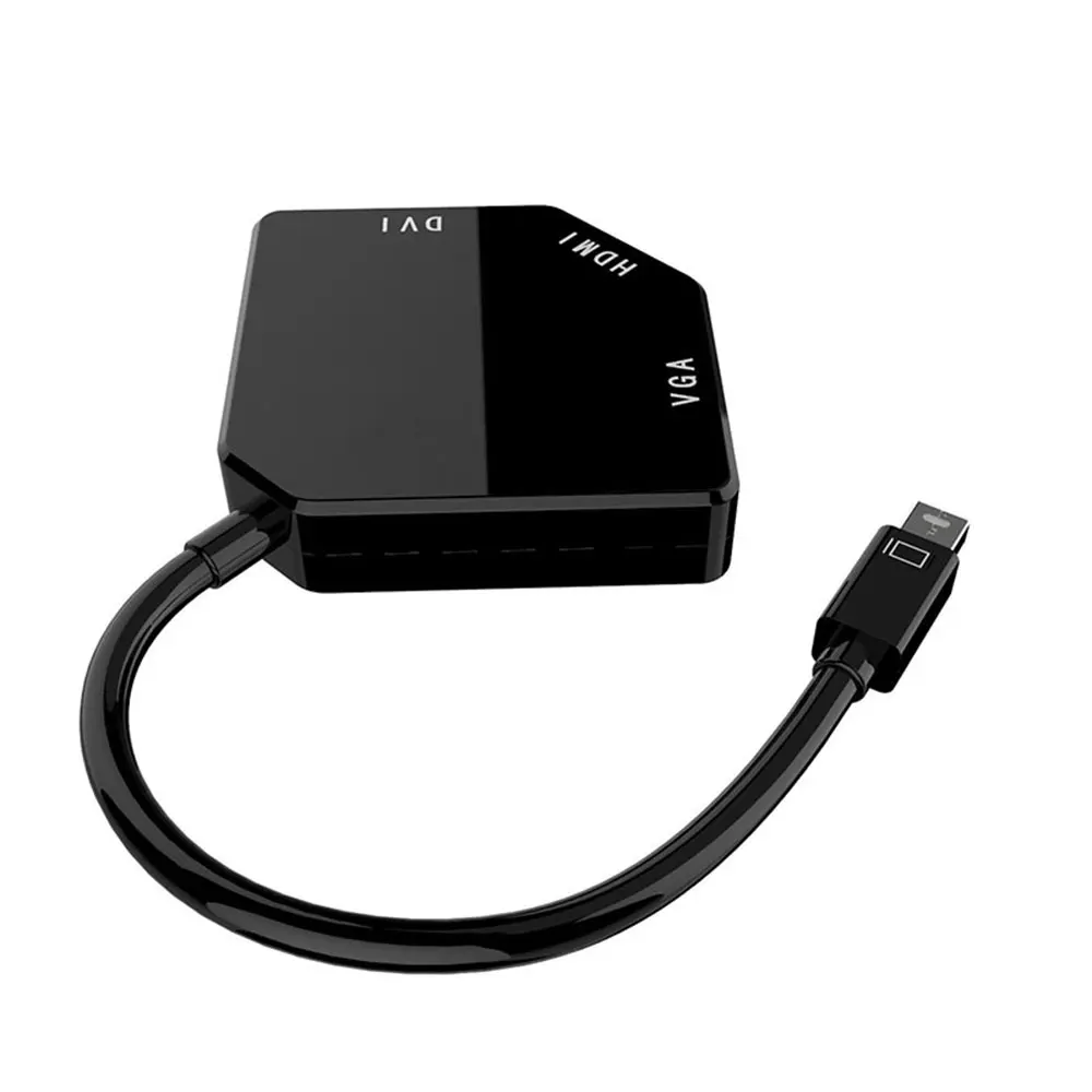 3 в 1 Mini DP DisplayPort Thunderbolt to DVI VGA HDMI адаптер для Mac Book iMac book Air Surface pro 2 ThinkPad X1|dvi vga|for macsurface