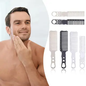 

Professional Anti-static Resin Barbers Flat Comb Men Cutting Comb Hair Clipper Hairdressing Find Tooth Master Salon Combs