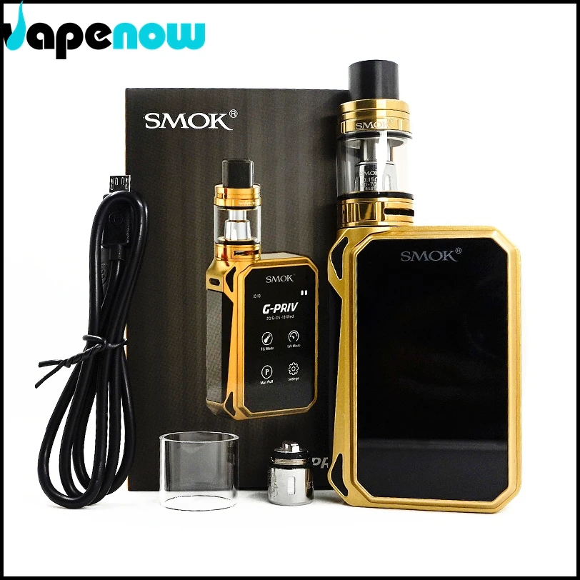 Prix pour D'origine Smok G-Priv 220 W Écran Tactile Kit GPriv 220 Vaporisateur Boîte Mod TFV8 Gros Bébé Réservoir Atomiseur Elektronik Sigara vaporisateur Prix pour D'origine Smok G-Priv 220 W Écran Tactile Kit GPriv 220 Vaporisateur Boîte Mod TFV8 Gros Bébé Réservoir Atomiseur Elektronik Sigara vaporisateur
