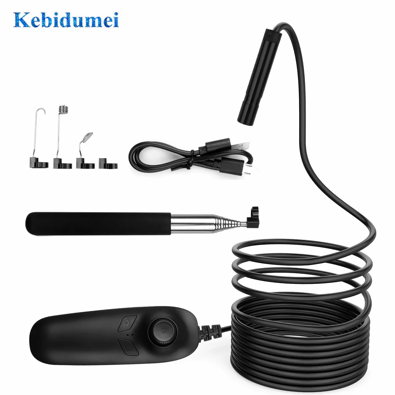 

kebidumei 3.5m 5m HD Wifi Endoscope Camera 1200P IP68 Waterproof 2.0MP Camera for Android and iOS iPhone Endoscope