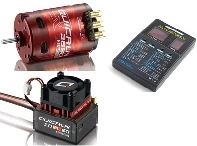 

Hobbywing QuicRun 10BL60 60A Sensored ESC 10.5T 3650SD 3500KV Sensored motor Setting card for 1/10 1/12 drift F1 Buggy Touring