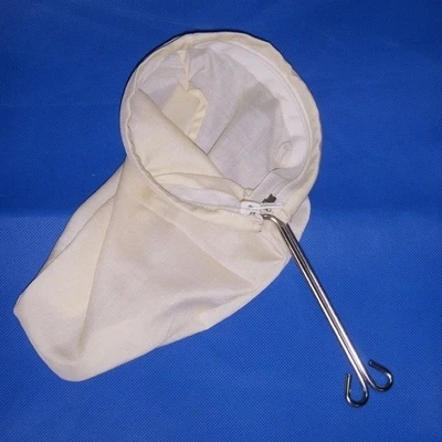  Stainless steel with cotton bag Tea or coffee filter 