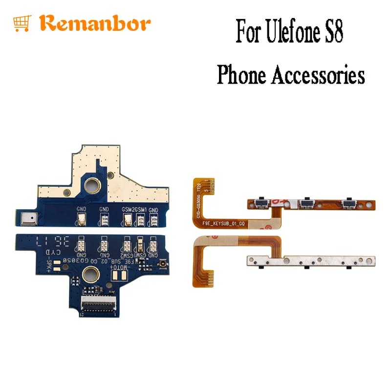 Remanbor для Ulefone S8 зарядная панель под usb-разъем со шлейфом PCB кнопки питания и