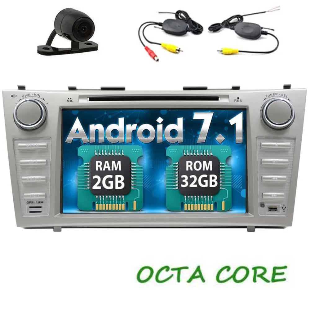 Eincar Android 7.1 Car DVD Player for TOYOTA CAMRY Double Din Car