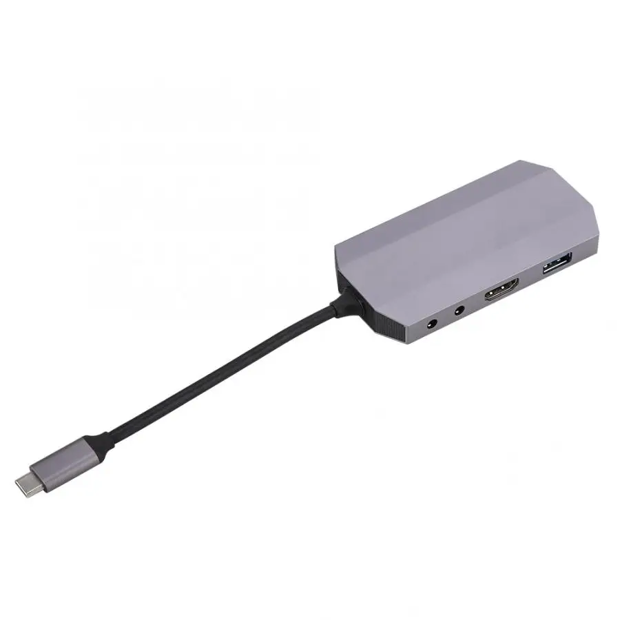 ACASIS 9 в 1 Тип C адаптер док-станция хаб-конвертер с USB 3,0 TF/SD кард-ридер